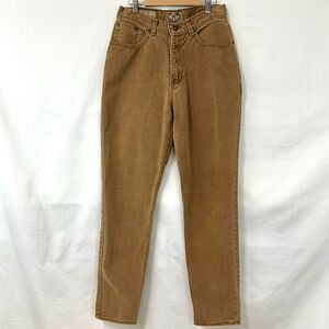 EXPRESS Vintage 90s No 4 EXP Brown Tan Denim High Rise Tapered Jeans Womens 9/10